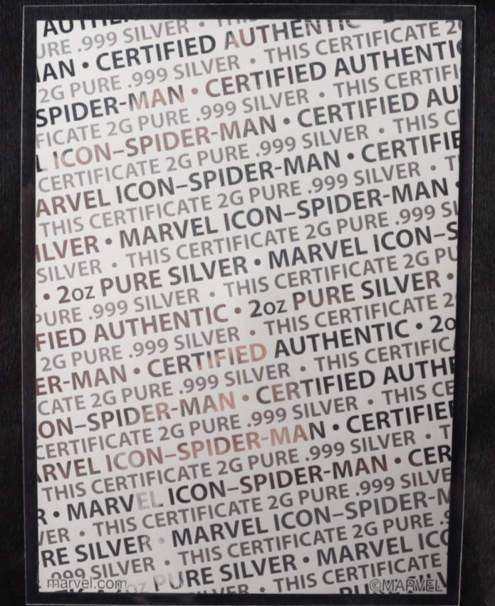 2019 Fiji Marvel: Spider-Man Shaped 2oz .999 Fine Silver Coin at PristineAuction.com 2019 Fiji Marvel: Spider-Man Shaped 2oz .999 Fine Silver Coin at PristineAuction.com