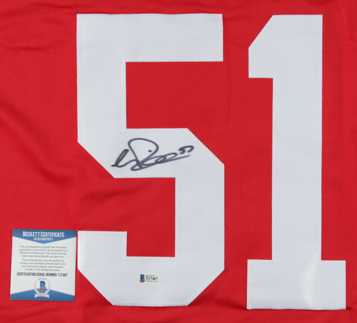 Valtteri Filppula Signed Jersey (Beckett COA) (See Description) at PristineAuction.com Valtteri Filppula Signed Jersey (Beckett COA) (See Description) at PristineAuction.com