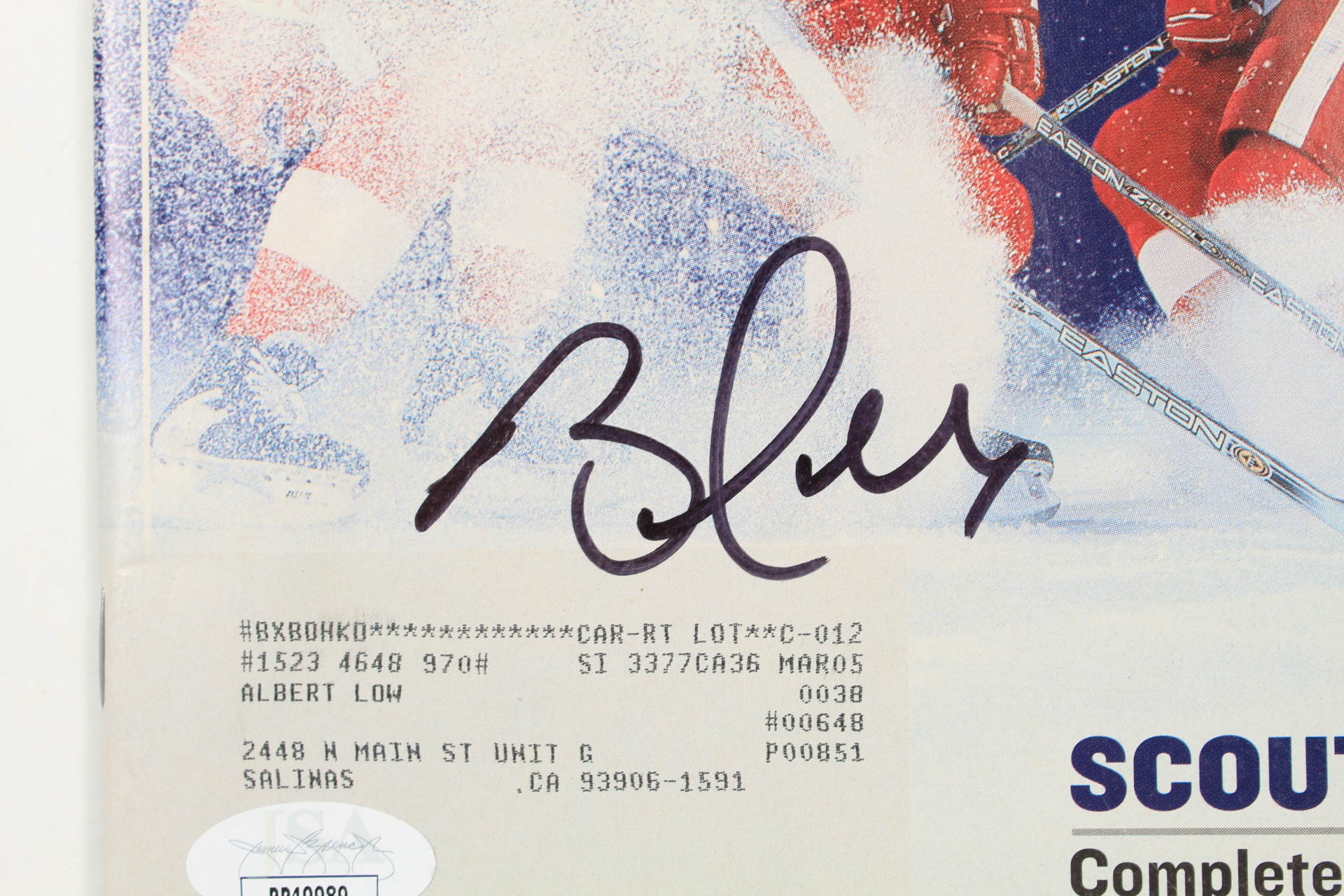 Brett Hull Signed 2002 Sports Illustrated Magazine (JSA COA) (See Description) at PristineAuction.com Brett Hull Signed 2002 Sports Illustrated Magazine (JSA COA) (See Description) at PristineAuction.com