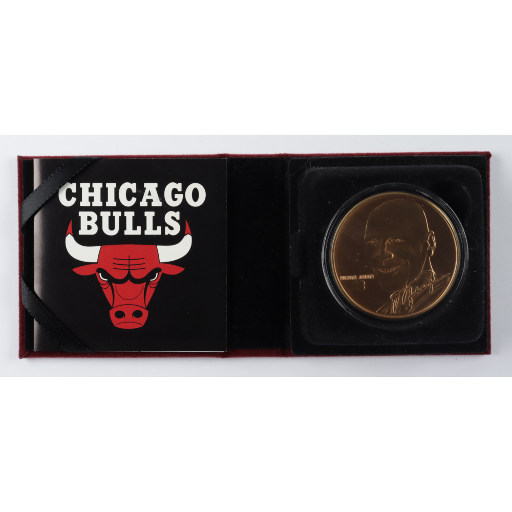 Michael Jordan Commemorative Bronze MintCoin Pristine Auction