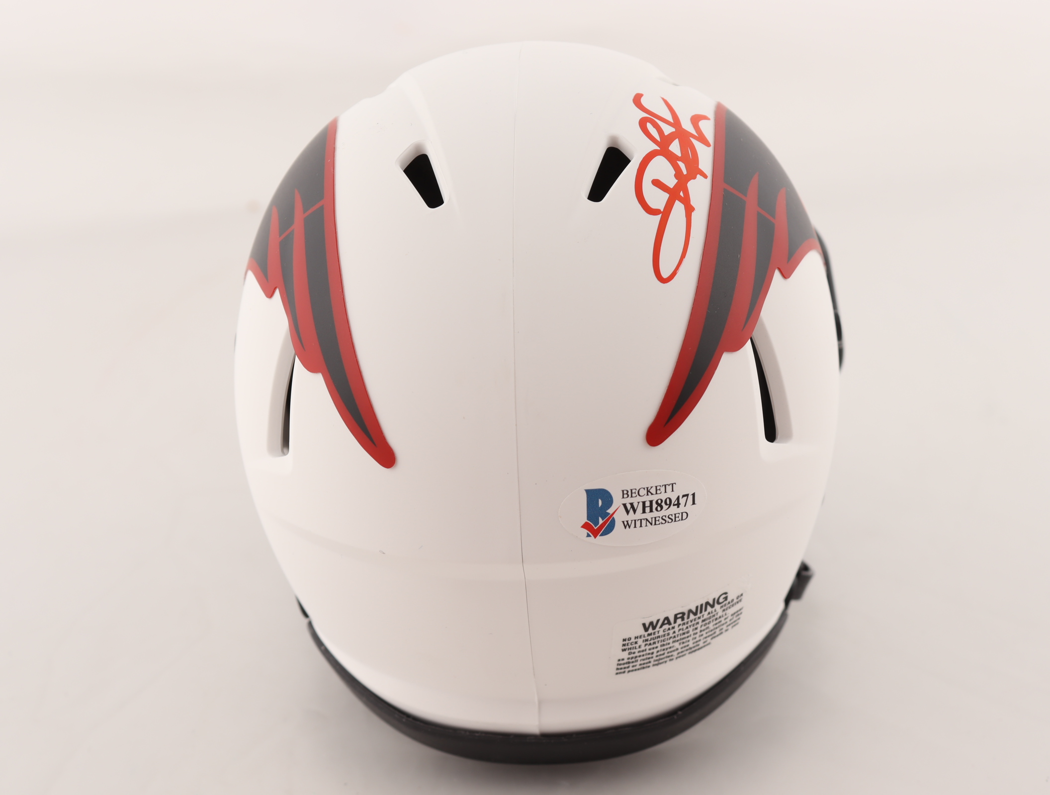 Deion Branch Signed Patriots Lunar Eclipse Alternate Speed Mini Helmet (Beckett COA) at PristineAuction.com Deion Branch Signed Patriots Lunar Eclipse Alternate Speed Mini Helmet (Beckett COA) at PristineAuction.com