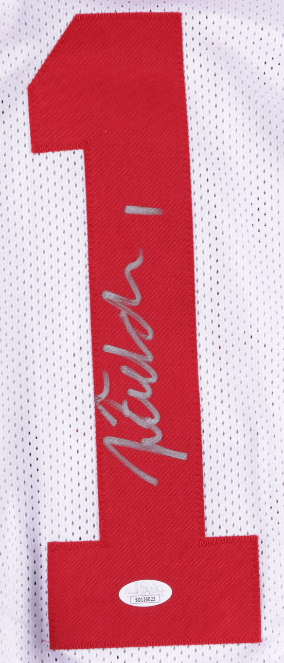 Justin Fields Signed Jersey (JSA COA) at PristineAuction.com Justin Fields Signed Jersey (JSA COA) at PristineAuction.com