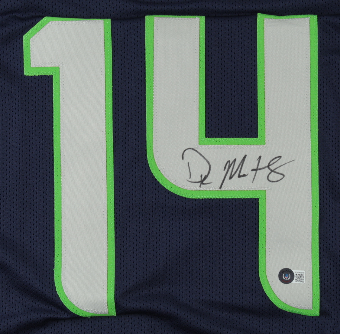 DK Metcalf Signed Jersey (Beckett Hologram) at PristineAuction.com DK Metcalf Signed Jersey (Beckett Hologram) at PristineAuction.com