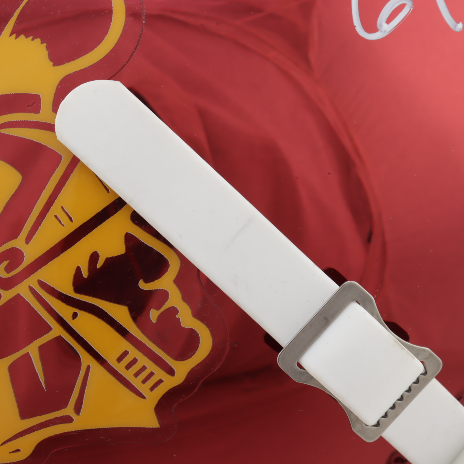 O.J. Simpson Signed USC Trojans Full-Size Authentic On-Field Chrome Helmet Inscribed "Heisman '68" & "National Champs 67" (JSA COA) at PristineAuction.com O.J. Simpson Signed USC Trojans Full-Size Authentic On-Field Chrome Helmet Inscribed "Heisman '68" & "National Champs 67" (JSA COA) at PristineAuction.com