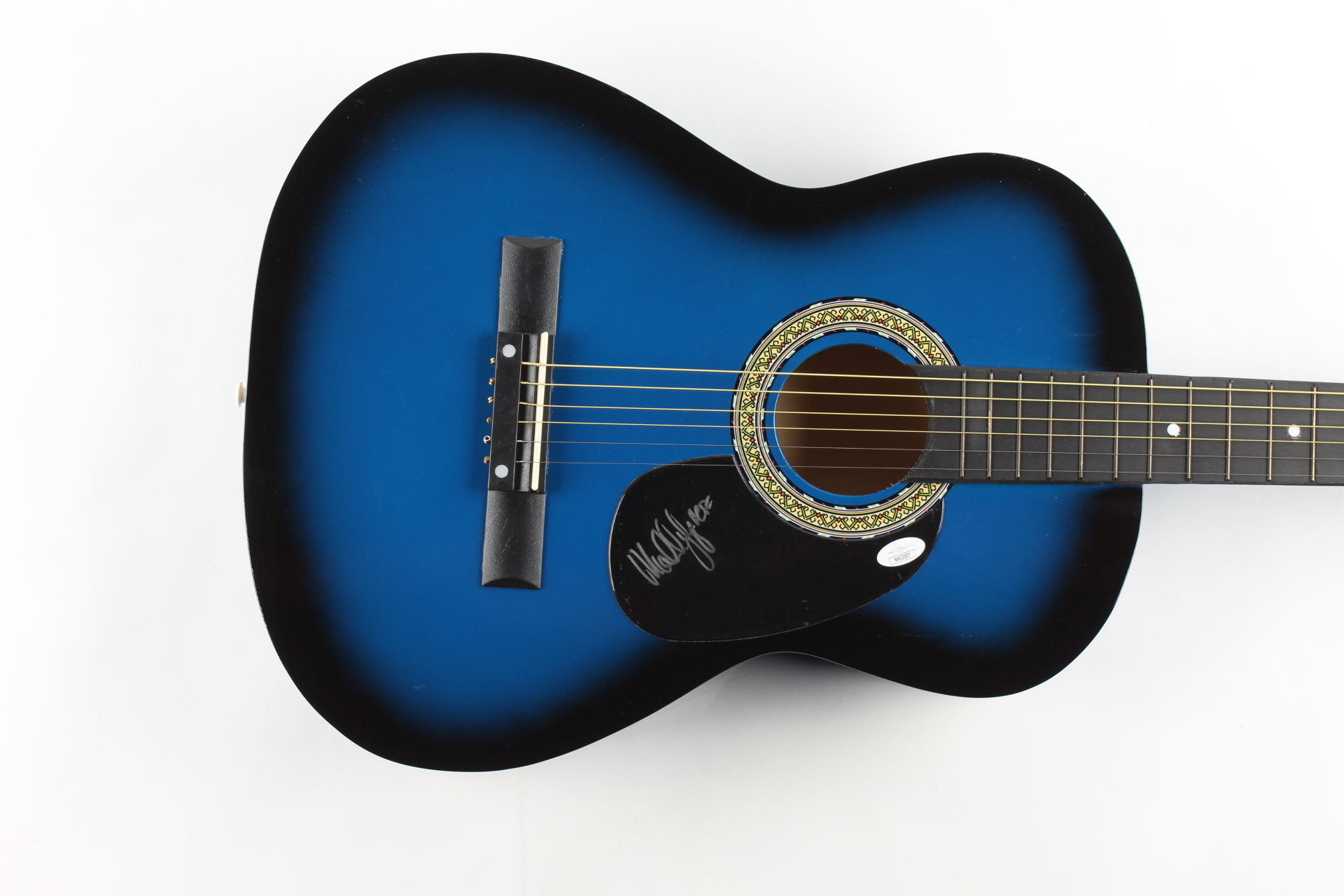 Malcolm Young Signed 38" Acoustic Guitar (JSA Hologram) (See Description) at PristineAuction.com Malcolm Young Signed 38" Acoustic Guitar (JSA Hologram) (See Description) at PristineAuction.com