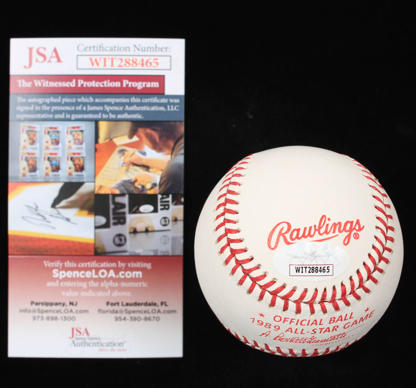 Bo Jackson Signed 1989 All-Star Game Baseball (JSA COA) at PristineAuction.com Bo Jackson Signed 1989 All-Star Game Baseball (JSA COA) at PristineAuction.com