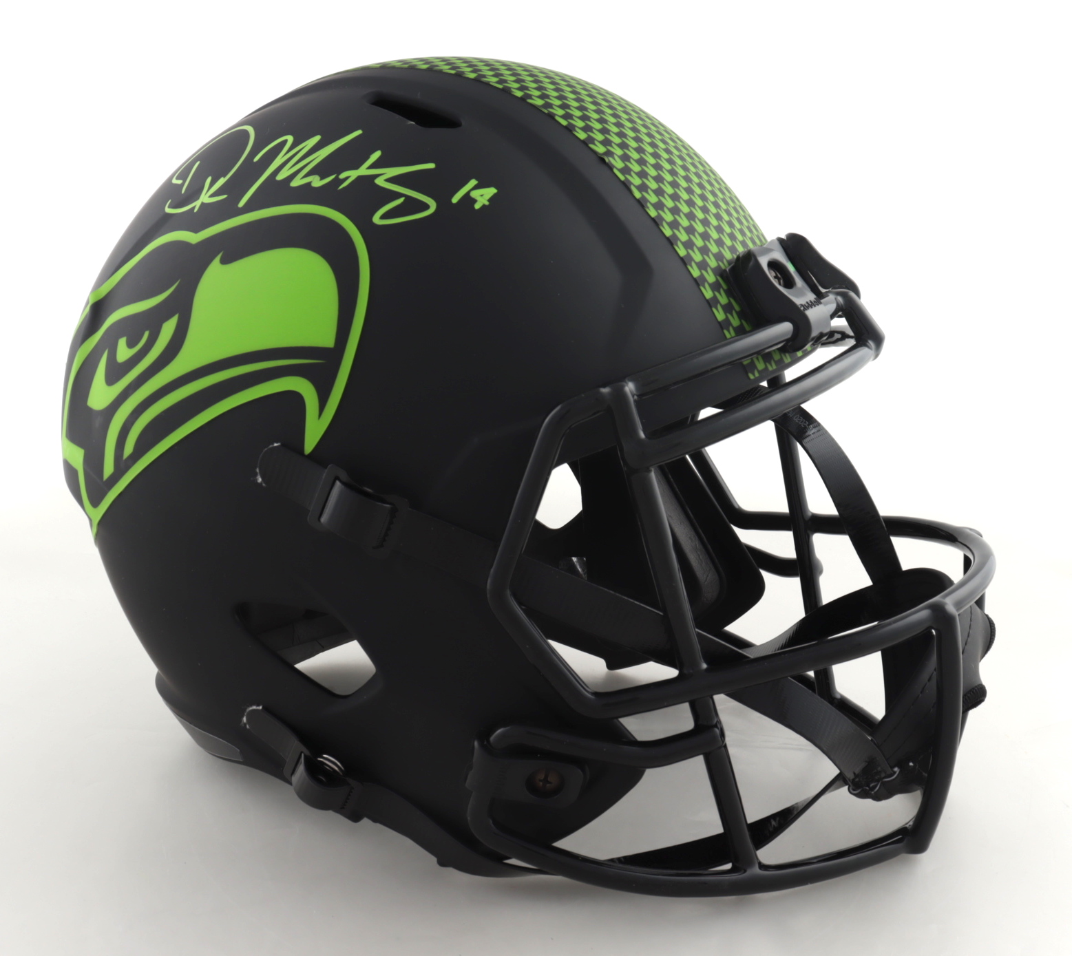 DK Metcalf Signed Seahawks Full-Size Eclipse Alternate Speed Helmet (Beckett COA) at PristineAuction.com DK Metcalf Signed Seahawks Full-Size Eclipse Alternate Speed Helmet (Beckett COA) at PristineAuction.com