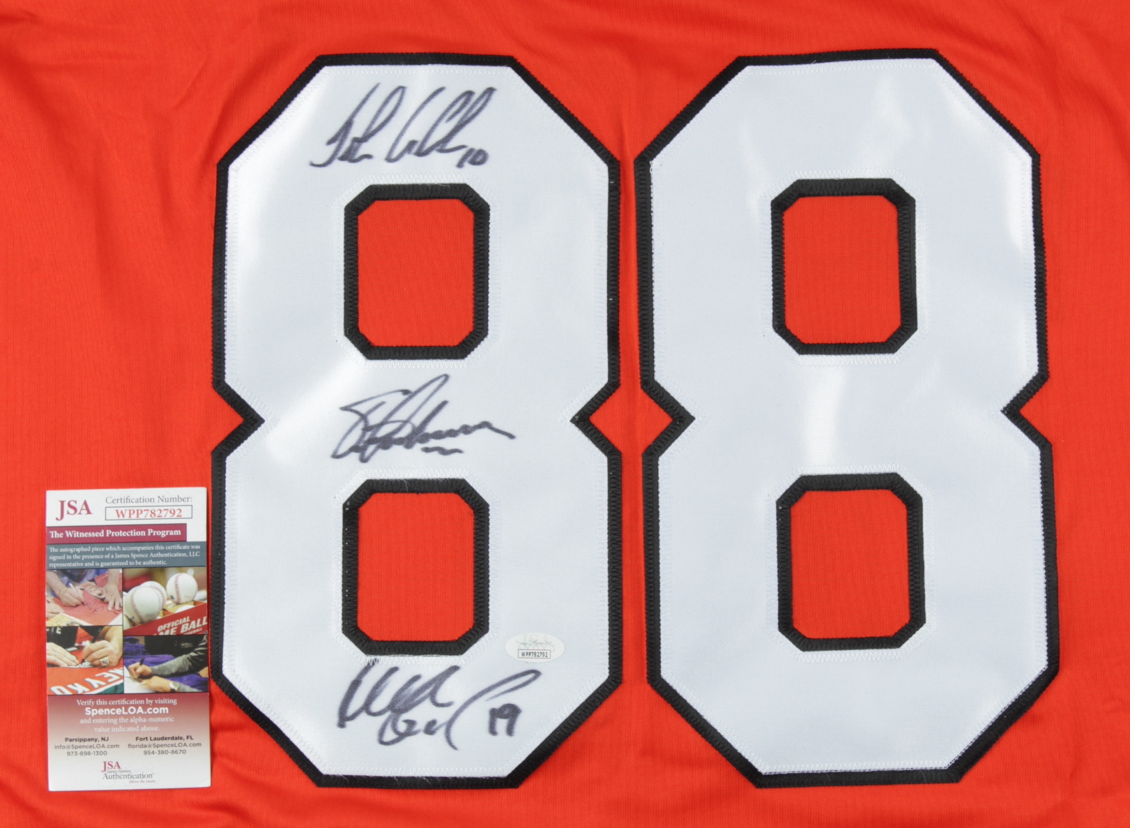 Eric Lindros, John LeClair & Mikael Renberg Signed "Legion of Doom" Jersey (JSA COA) at PristineAuction.com Eric Lindros, John LeClair & Mikael Renberg Signed "Legion of Doom" Jersey (JSA COA) at PristineAuction.com