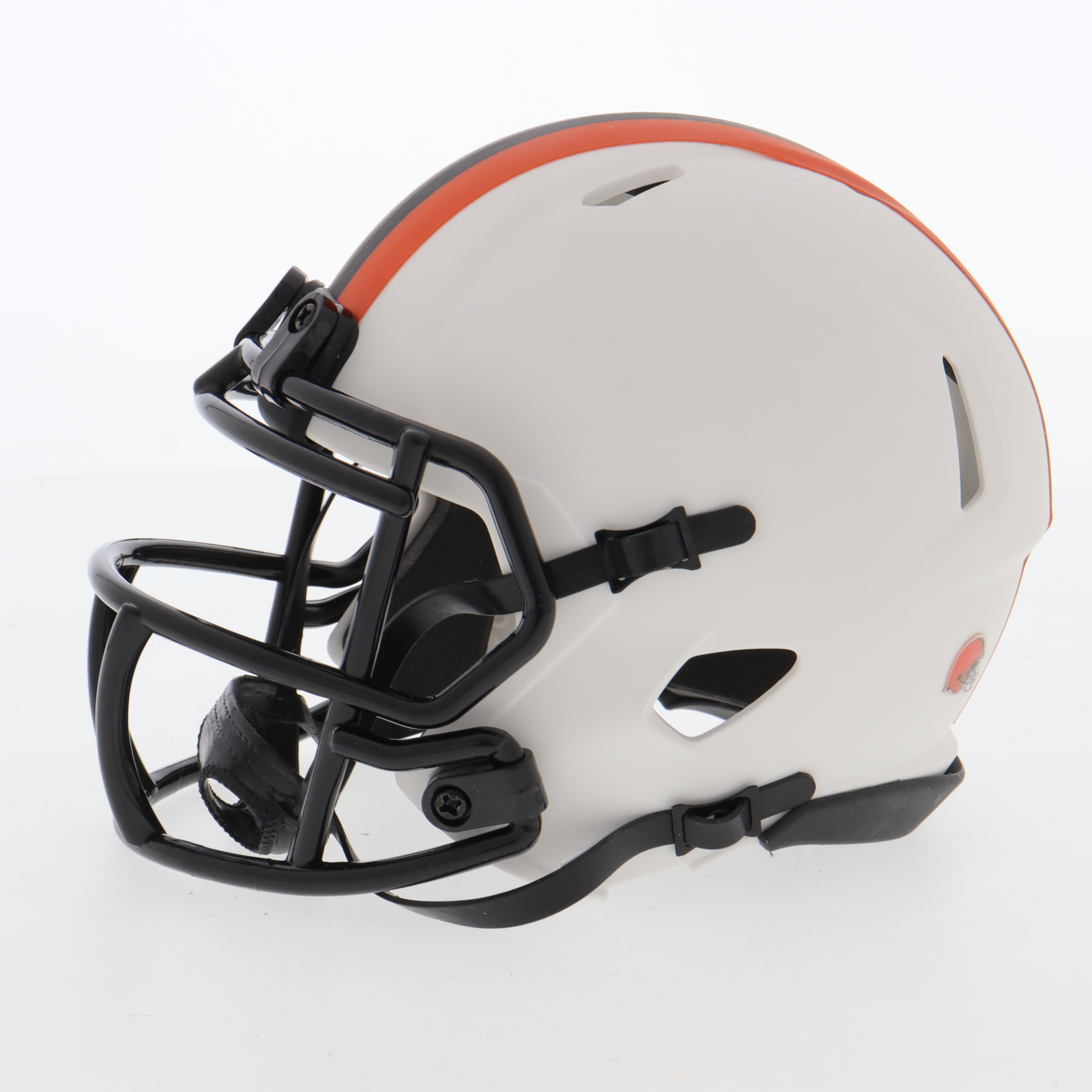 Baker Mayfield Signed Browns Lunar Eclipse Alternate Speed Mini Helmet (Beckett) at PristineAuction.com Baker Mayfield Signed Browns Lunar Eclipse Alternate Speed Mini Helmet (Beckett) at PristineAuction.com