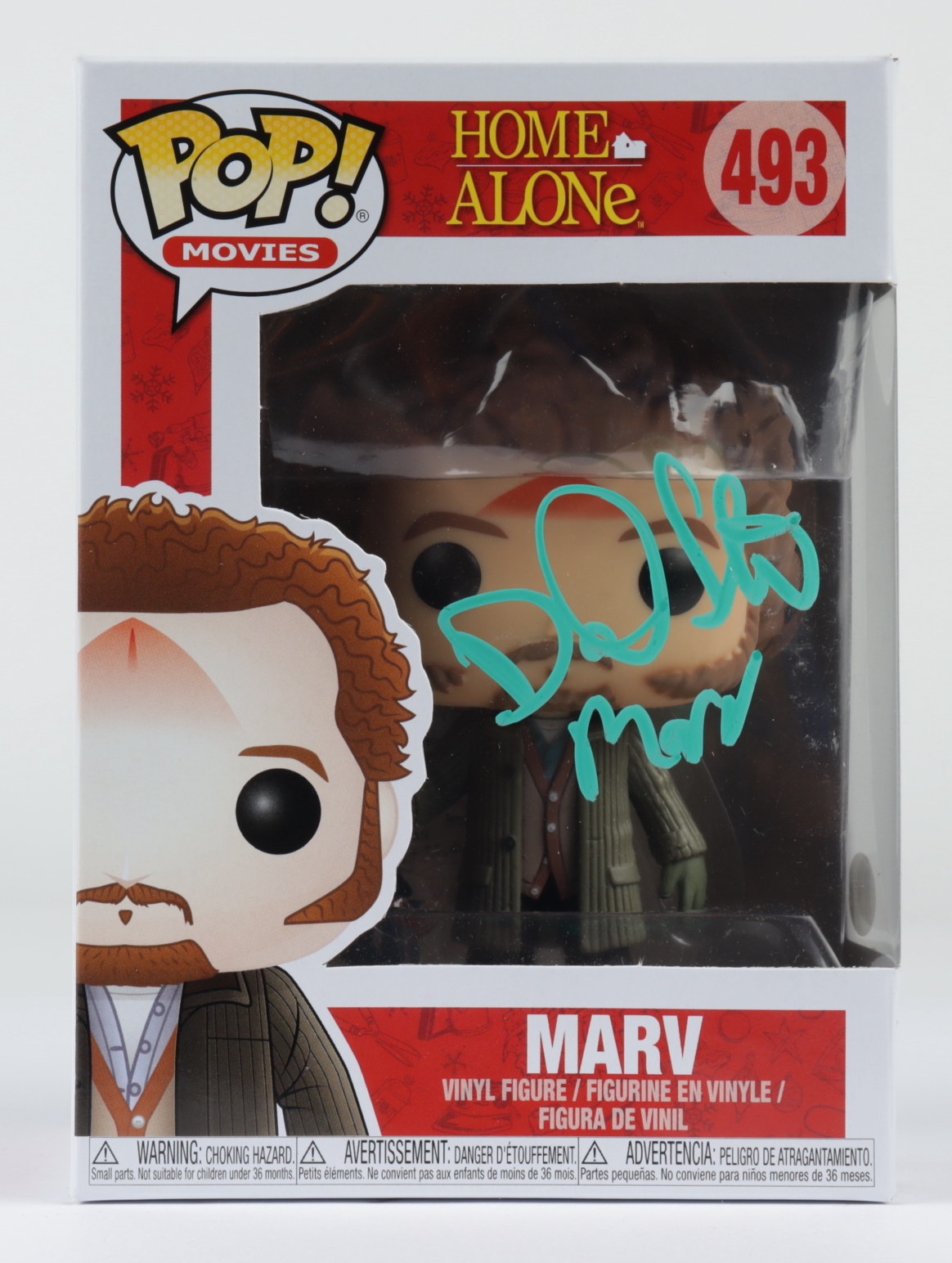 Daniel Stern Signed "Home Alone" #493 Marv Funko Pop! Vinyl Figure Inscribed "Marv" (Beckett COA) (See Description) at PristineAuction.com Daniel Stern Signed "Home Alone" #493 Marv Funko Pop! Vinyl Figure Inscribed "Marv" (Beckett COA) (See Description) at PristineAuction.com