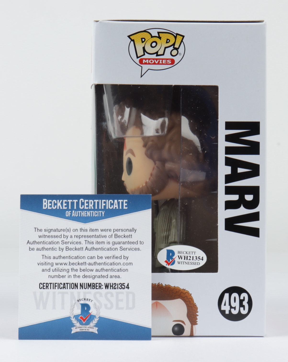 Daniel Stern Signed "Home Alone" #493 Marv Funko Pop! Vinyl Figure Inscribed "Marv" (Beckett COA) (See Description) at PristineAuction.com Daniel Stern Signed "Home Alone" #493 Marv Funko Pop! Vinyl Figure Inscribed "Marv" (Beckett COA) (See Description) at PristineAuction.com