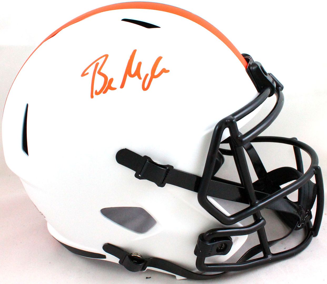 Baker Mayfield Signed Browns Full-Size Lunar Eclipse Alternate Speed Helmet (Beckett) at PristineAuction.com Baker Mayfield Signed Browns Full-Size Lunar Eclipse Alternate Speed Helmet (Beckett) at PristineAuction.com