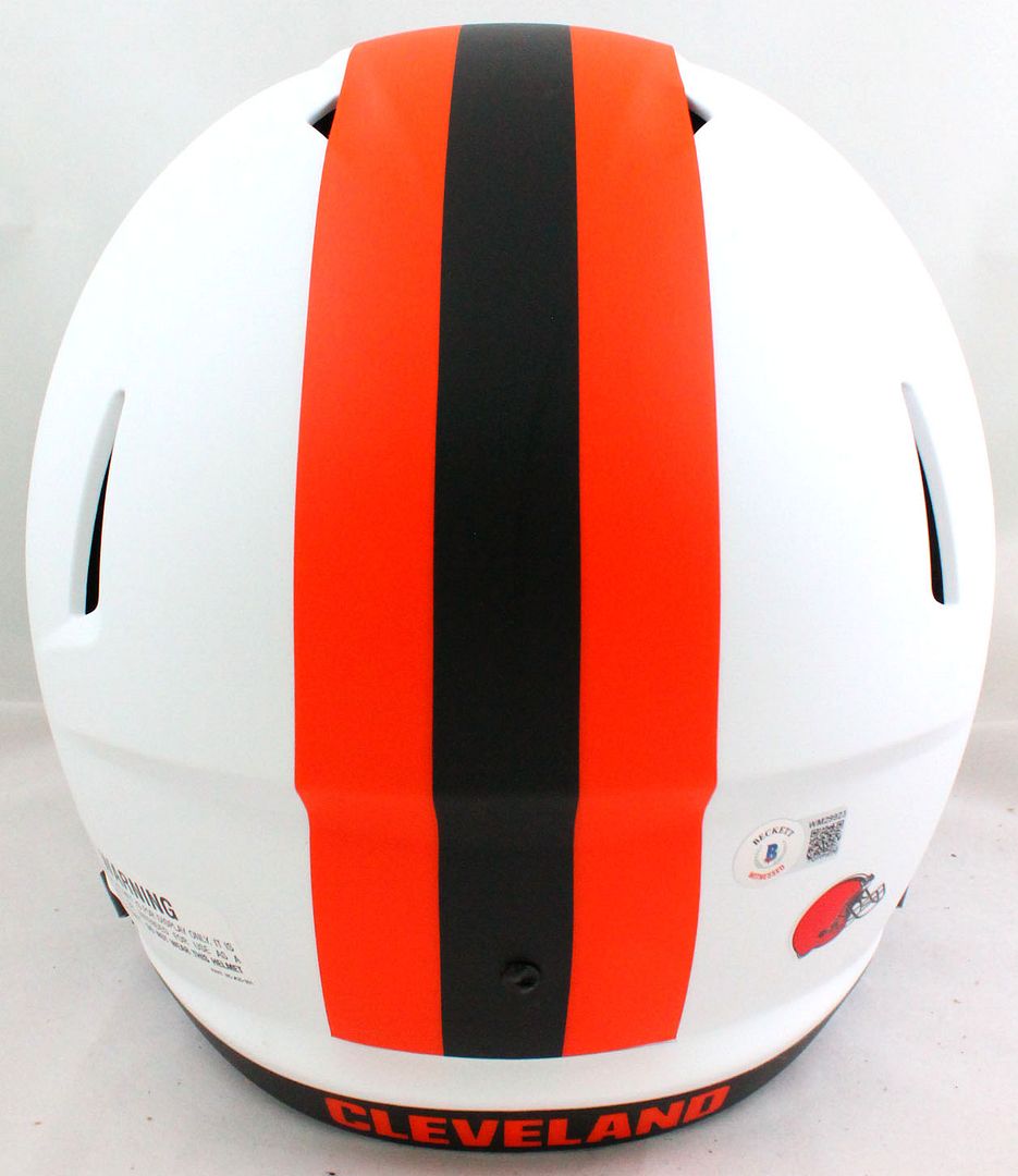 Baker Mayfield Signed Browns Full-Size Lunar Eclipse Alternate Speed Helmet (Beckett) at PristineAuction.com Baker Mayfield Signed Browns Full-Size Lunar Eclipse Alternate Speed Helmet (Beckett) at PristineAuction.com