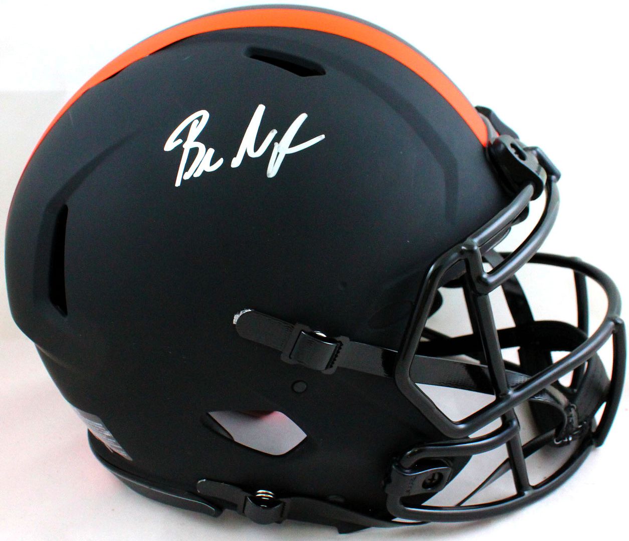 Baker Mayfield Signed Browns Full-Size Authentic On-Field Eclipse Alternate Speed Helmet (Beckett Hologram) at PristineAuction.com Baker Mayfield Signed Browns Full-Size Authentic On-Field Eclipse Alternate Speed Helmet (Beckett Hologram) at PristineAuction.com