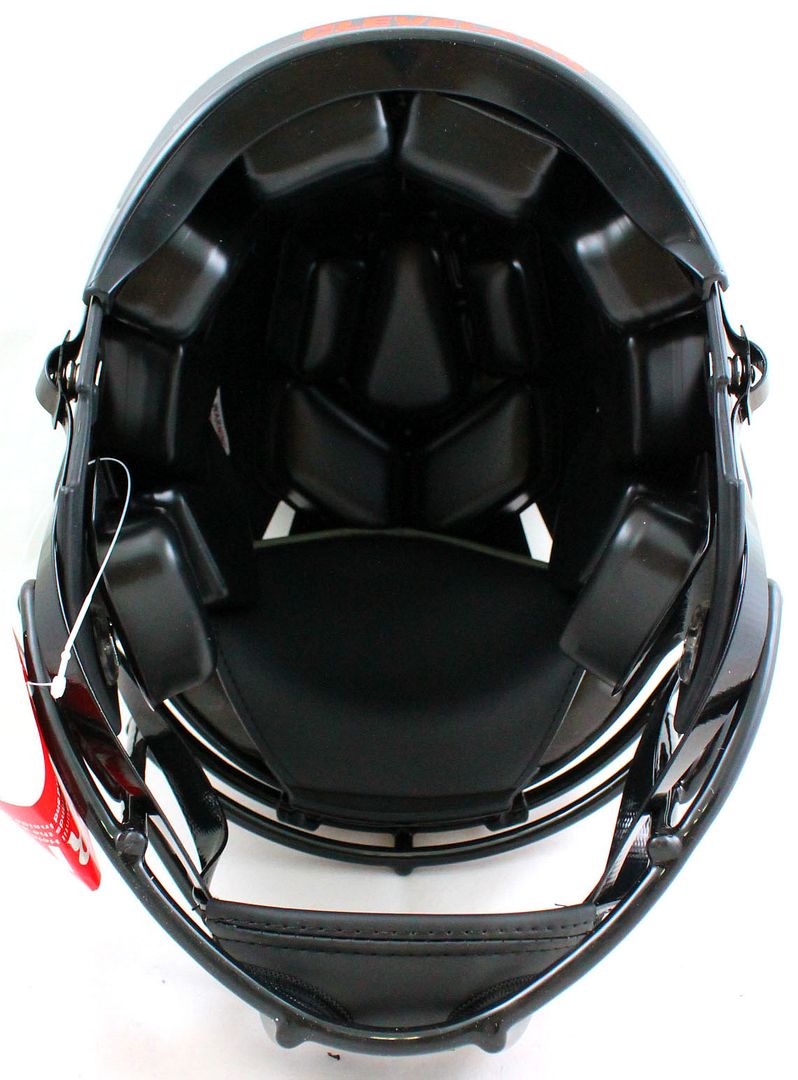 Baker Mayfield Signed Browns Full-Size Authentic On-Field Eclipse Alternate Speed Helmet (Beckett Hologram) at PristineAuction.com Baker Mayfield Signed Browns Full-Size Authentic On-Field Eclipse Alternate Speed Helmet (Beckett Hologram) at PristineAuction.com