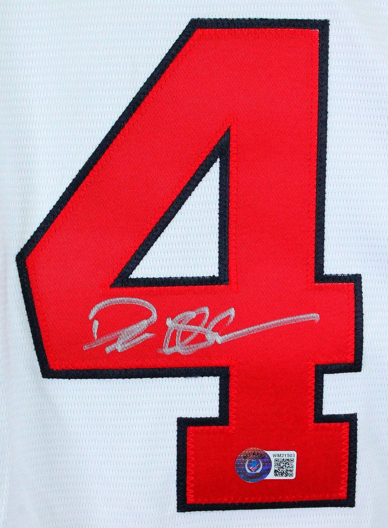 Deion Sanders Signed Braves Jersey (Beckett) at PristineAuction.com Deion Sanders Signed Braves Jersey (Beckett) at PristineAuction.com