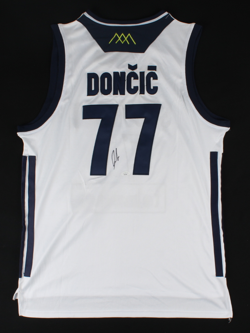 Luka Doncic Signed Jersey (JSA COA) at PristineAuction.com Luka Doncic Signed Jersey (JSA COA) at PristineAuction.com