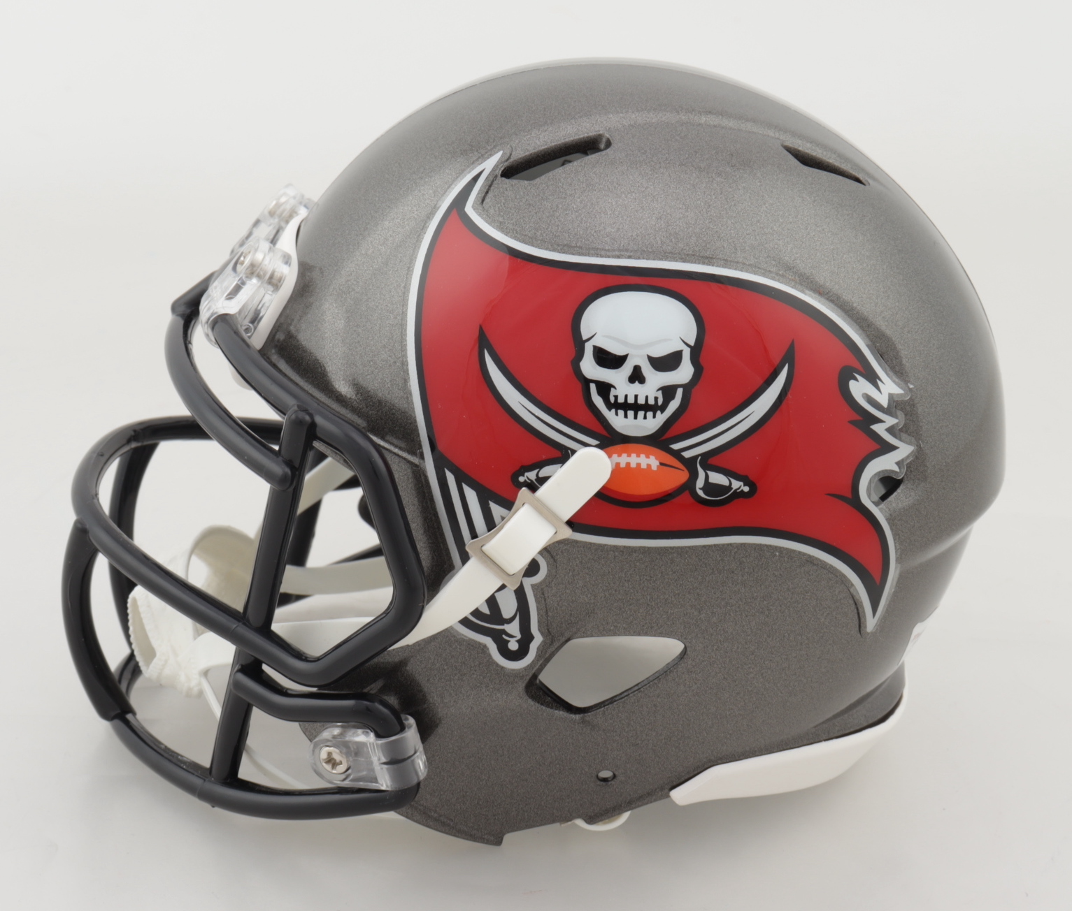 Ronald Jones Signed Buccaneers Speed Mini Helmet (Fanatics Hologram) at PristineAuction.com Ronald Jones Signed Buccaneers Speed Mini Helmet (Fanatics Hologram) at PristineAuction.com