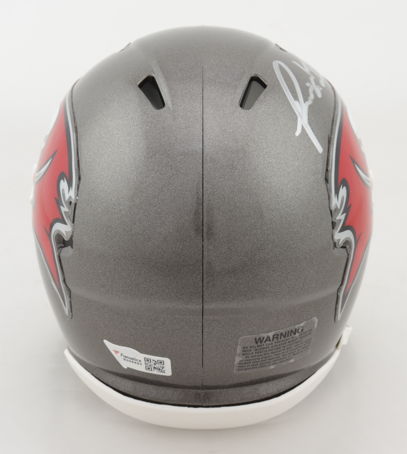 Ronald Jones Signed Buccaneers Speed Mini Helmet (Fanatics Hologram) at PristineAuction.com Ronald Jones Signed Buccaneers Speed Mini Helmet (Fanatics Hologram) at PristineAuction.com