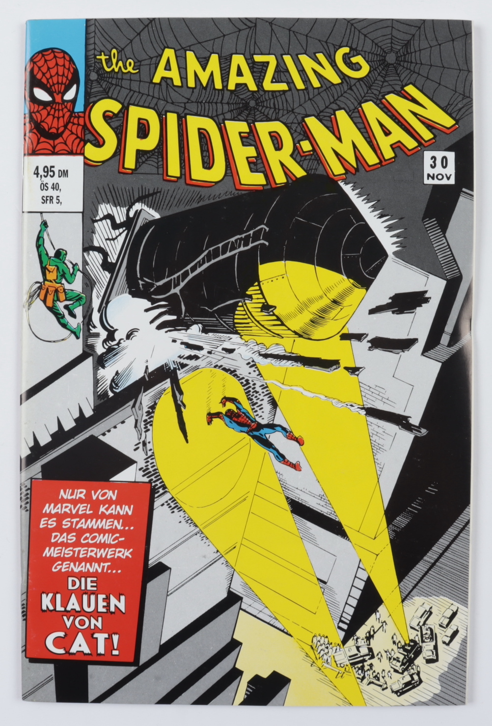 1965 "The Amazing Spider-Man" Issue #30 Marvel German Comic Book at PristineAuction.com 1965 "The Amazing Spider-Man" Issue #30 Marvel German Comic Book at PristineAuction.com