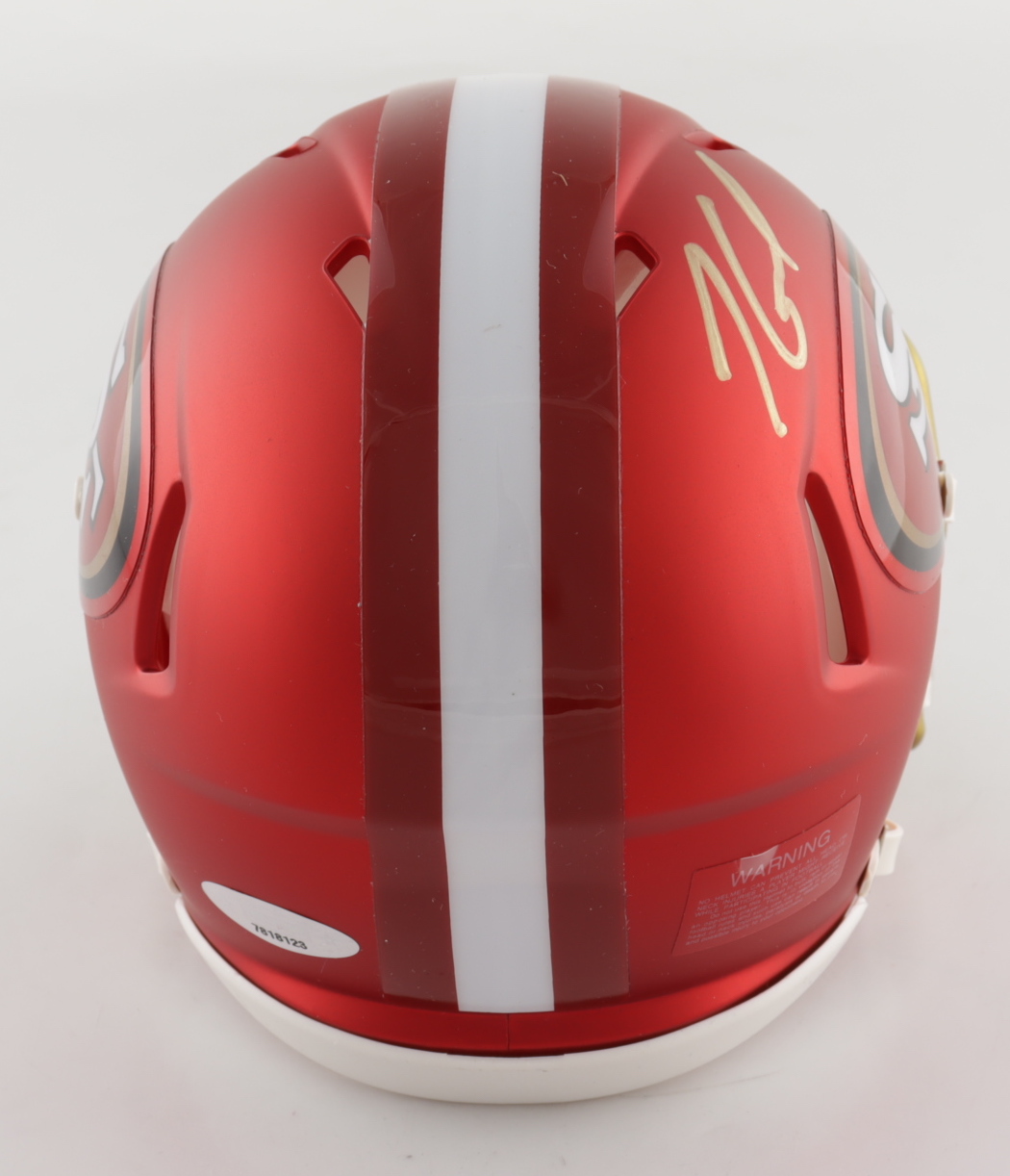 Jimmy Garoppolo Signed 49ers Blaze Speed Mini Helmet (TriStar Hologram) at PristineAuction.com Jimmy Garoppolo Signed 49ers Blaze Speed Mini Helmet (TriStar Hologram) at PristineAuction.com