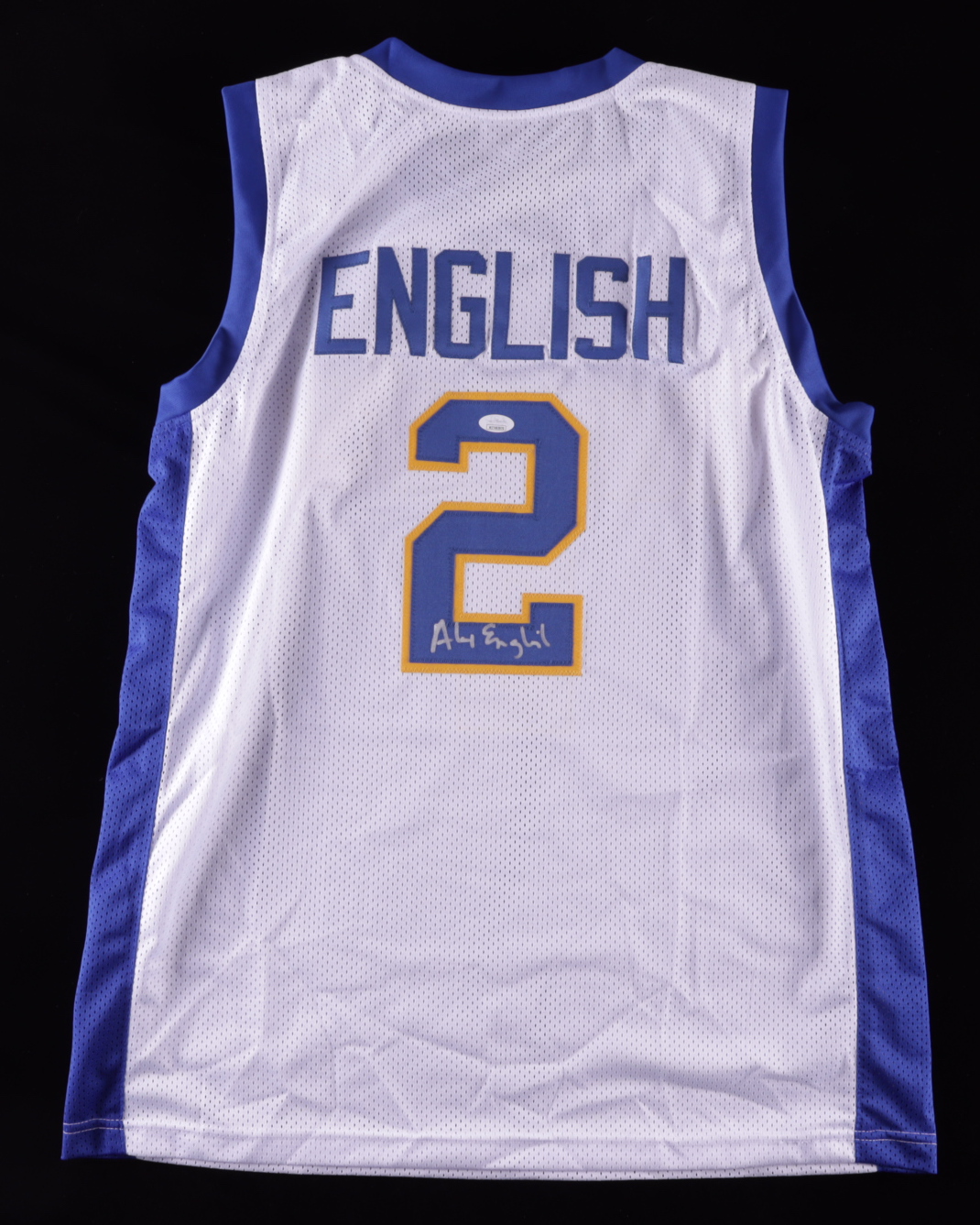 Alex English Signed Jersey (JSA COA) at PristineAuction.com Alex English Signed Jersey (JSA COA) at PristineAuction.com