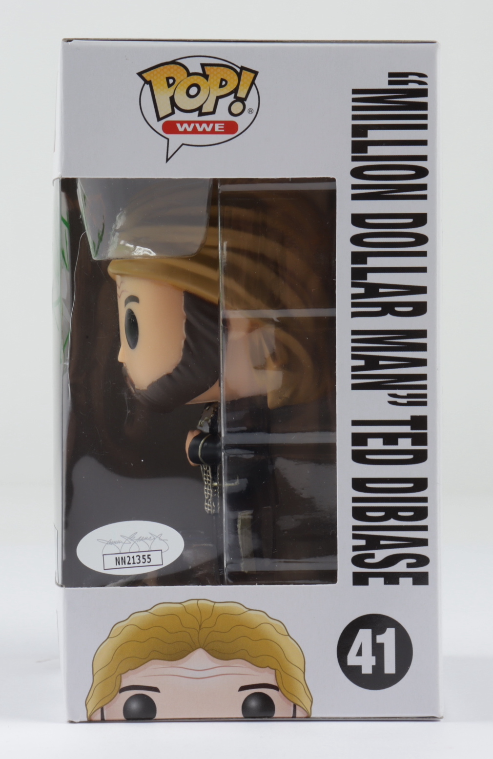Ted DiBiase Signed "Million Dollar Man" #41 WWE Funko Pop! Vinyl Figures Inscribed "$" (JSA COA) at PristineAuction.com Ted DiBiase Signed "Million Dollar Man" #41 WWE Funko Pop! Vinyl Figures Inscribed "$" (JSA COA) at PristineAuction.com