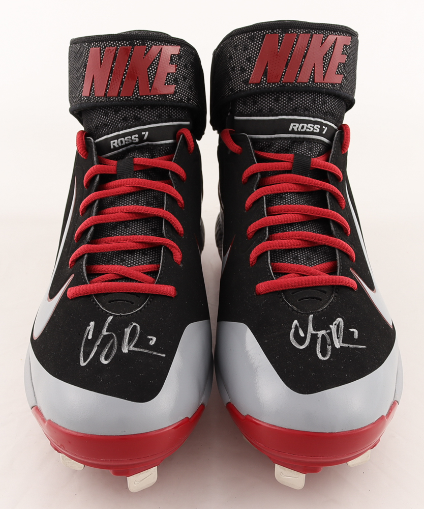 Cody Ross Signed Pair of Nike Baseball Cleats (Beckett Hologram) at PristineAuction.com Cody Ross Signed Pair of Nike Baseball Cleats (Beckett Hologram) at PristineAuction.com