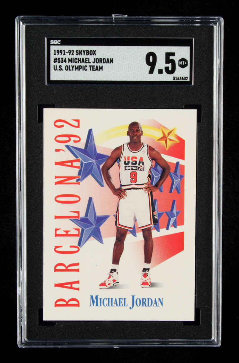 Michael Jordan 1991-92 SkyBox #534 USA (SGC 9.5) at PristineAuction.com Michael Jordan 1991-92 SkyBox #534 USA (SGC 9.5) at PristineAuction.com