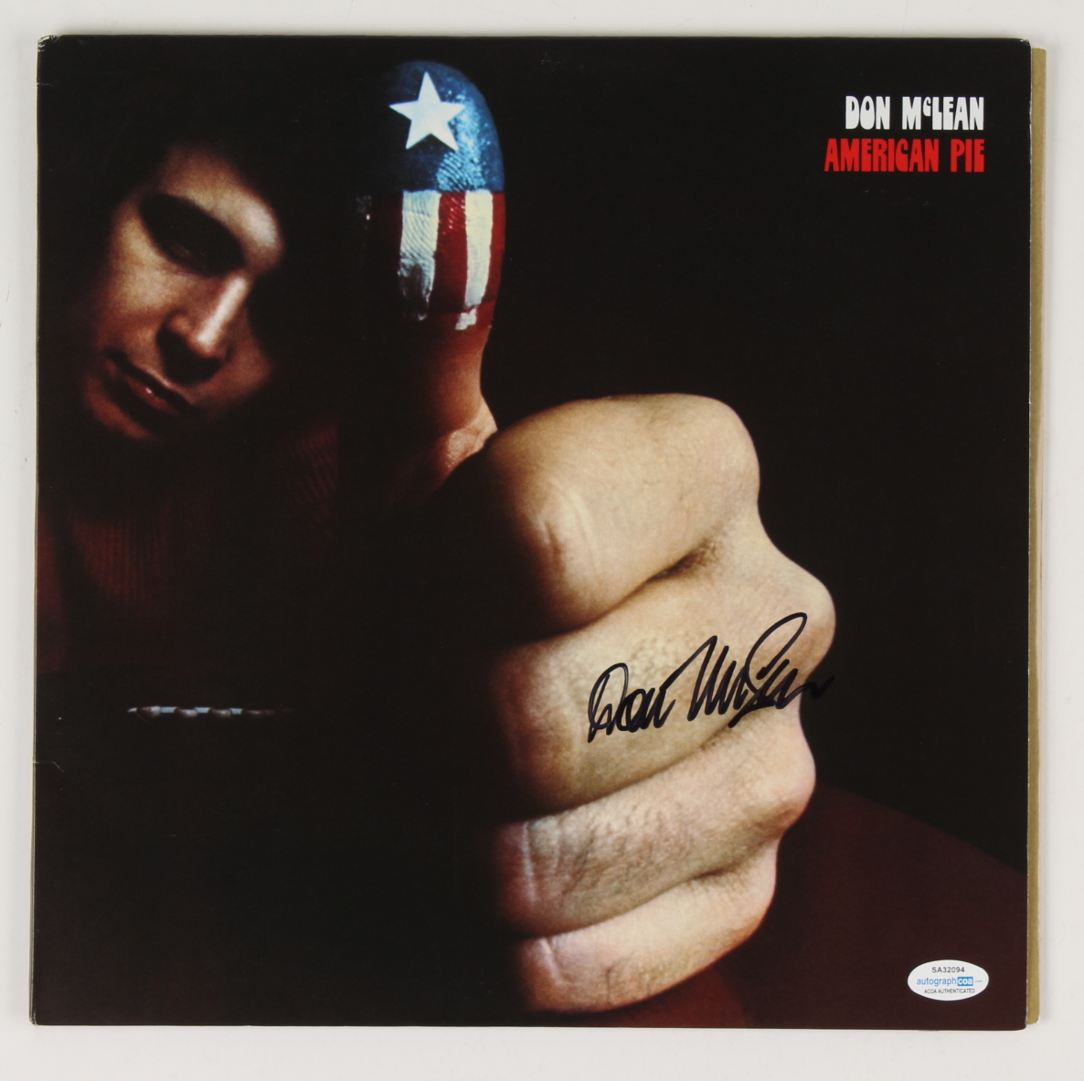 Don McLean Signed "American Pie" Record Album (ACOA COA) (See Description) at PristineAuction.com Don McLean Signed "American Pie" Record Album (ACOA COA) (See Description) at PristineAuction.com