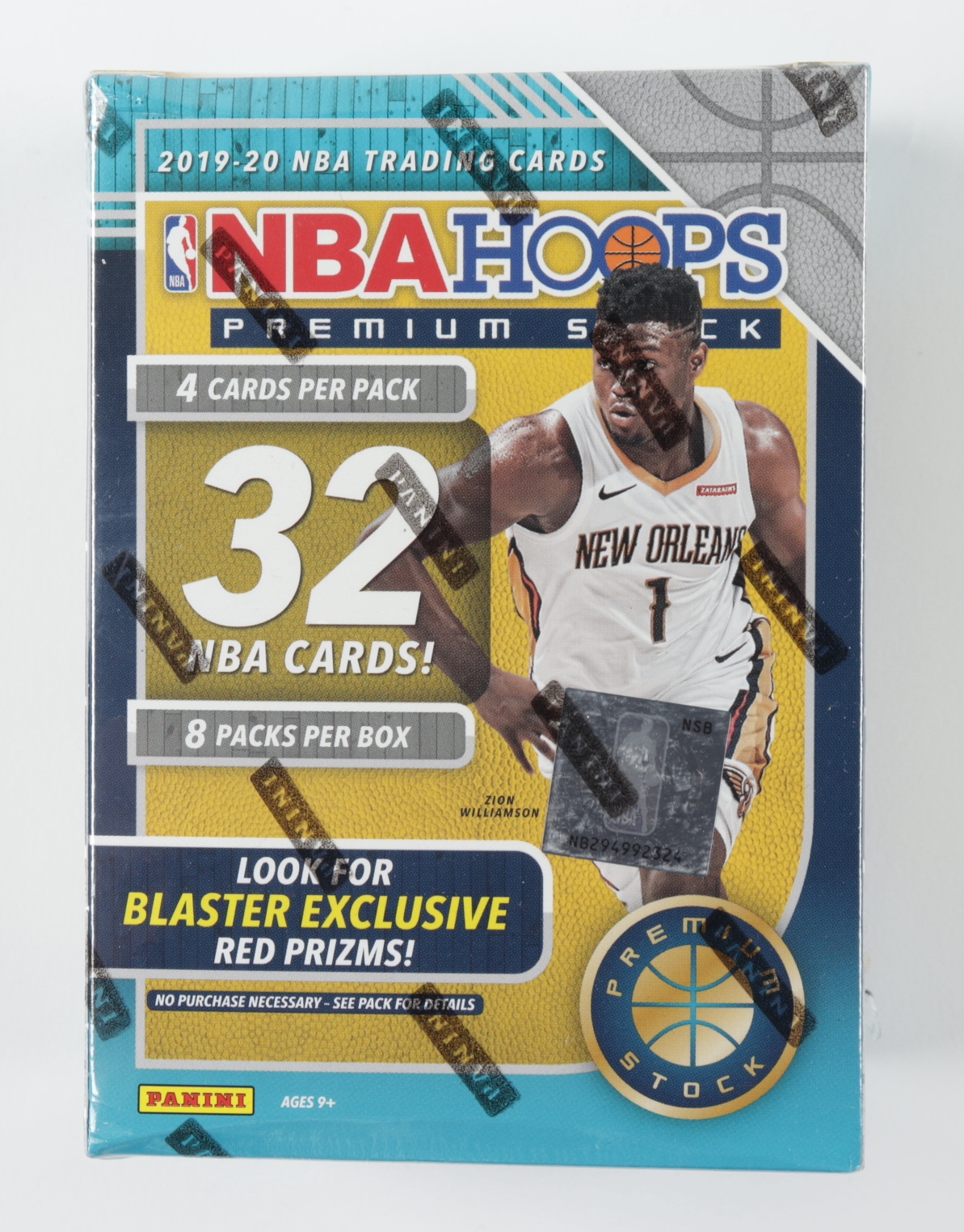 2019-20 Panini Hoops Premium Stock Basketball Blaster Box with (8) Packs at PristineAuction.com 2019-20 Panini Hoops Premium Stock Basketball Blaster Box with (8) Packs at PristineAuction.com