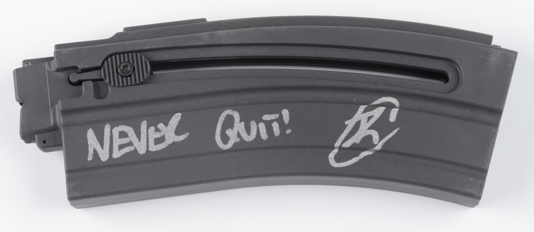 Robert O'Neill Signed Authentic HK 416 Magazine Clip Inscribed “Never Quit!” (PSA COA) at PristineAuction.com Robert O'Neill Signed Authentic HK 416 Magazine Clip Inscribed “Never Quit!” (PSA COA) at PristineAuction.com
