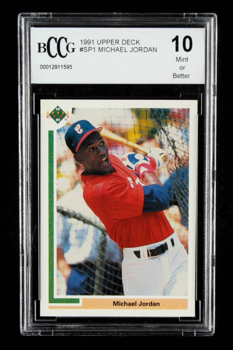 Michael Jordan 1991 Upper Deck #SP1 SP (BCCG 10) at PristineAuction.com Michael Jordan 1991 Upper Deck #SP1 SP (BCCG 10) at PristineAuction.com