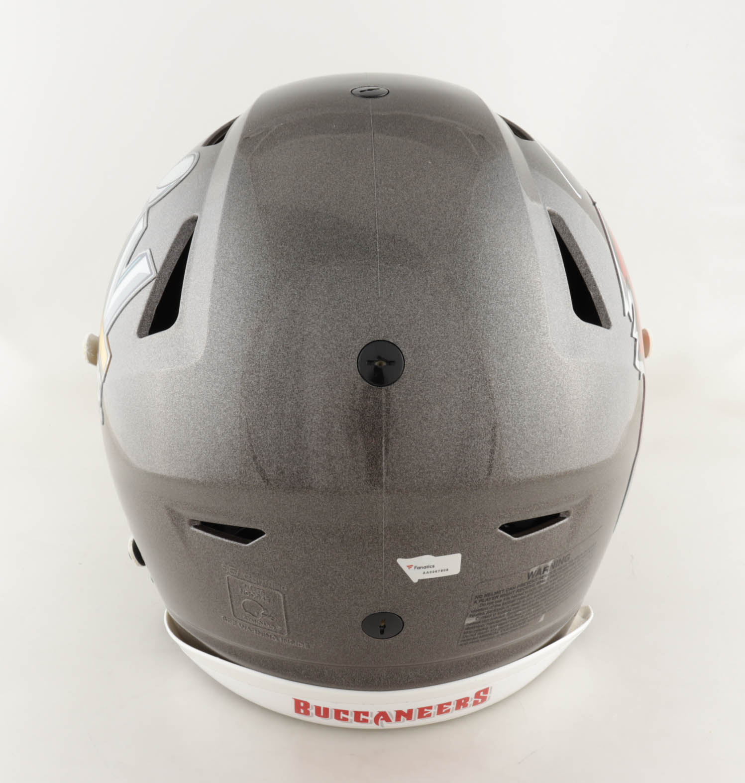 Tom Brady Signed Buccaneers Full-Size Authentic On-Field SpeedFlex Helmet with Buccaneers Logo Visor (Fanatics LOA) (See Description) at PristineAuction.com Tom Brady Signed Buccaneers Full-Size Authentic On-Field SpeedFlex Helmet with Buccaneers Logo Visor (Fanatics LOA) (See Description) at PristineAuction.com