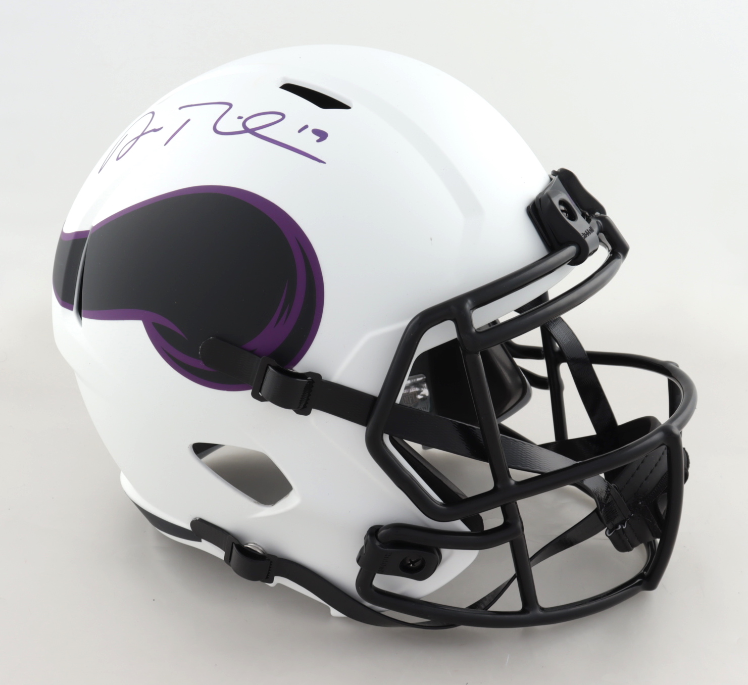 Adam Thielen Signed Vikings Full-Size Lunar Eclipse Alternate Speed Helmet (Beckett Hologram) (See Description) at PristineAuction.com Adam Thielen Signed Vikings Full-Size Lunar Eclipse Alternate Speed Helmet (Beckett Hologram) (See Description) at PristineAuction.com
