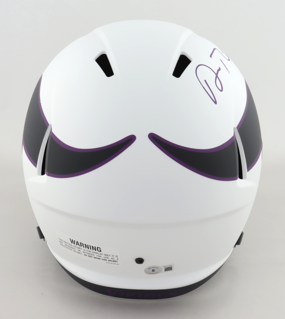Adam Thielen Signed Vikings Full-Size Lunar Eclipse Alternate Speed Helmet (Beckett Hologram) (See Description) at PristineAuction.com Adam Thielen Signed Vikings Full-Size Lunar Eclipse Alternate Speed Helmet (Beckett Hologram) (See Description) at PristineAuction.com
