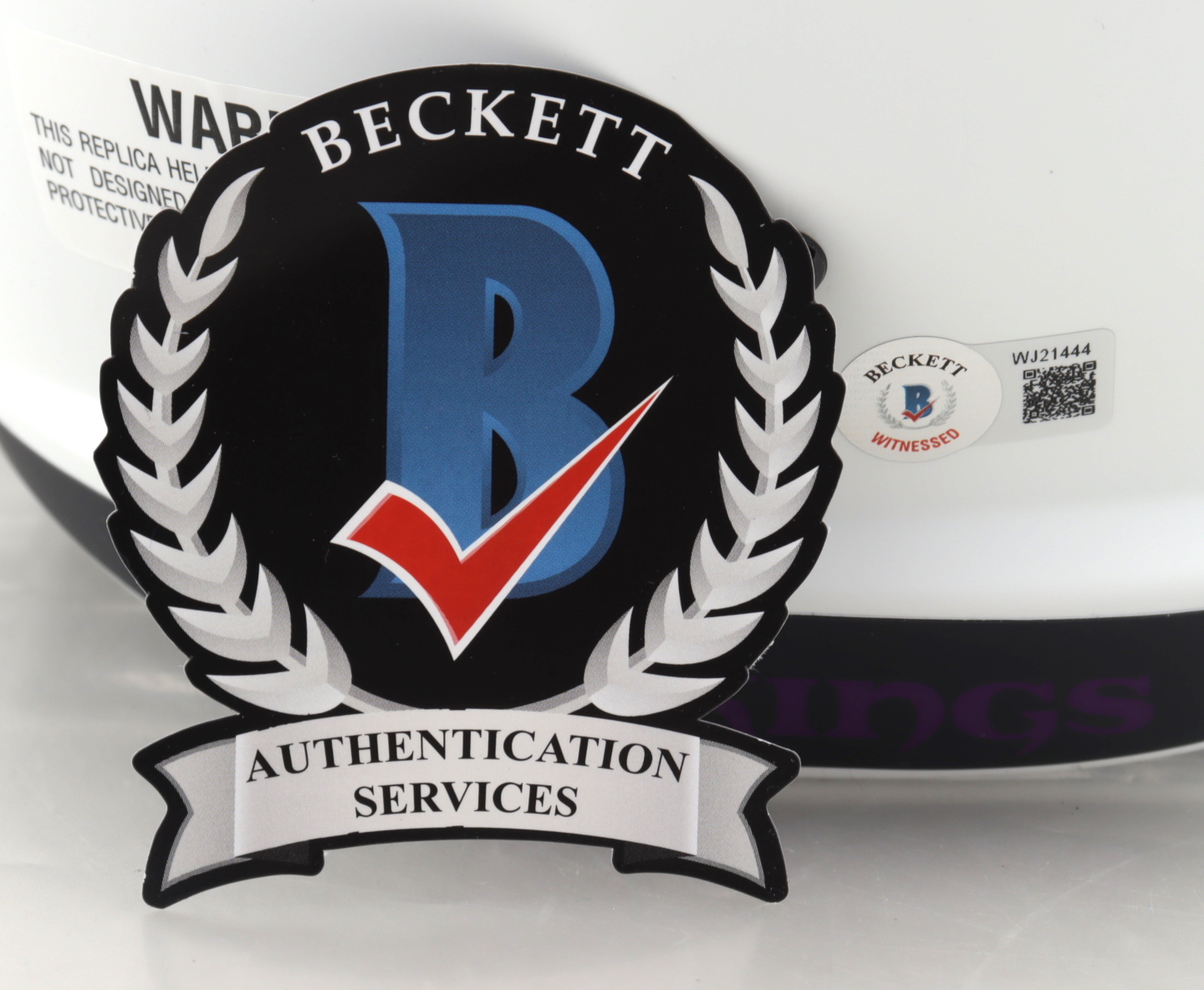 Adam Thielen Signed Vikings Full-Size Lunar Eclipse Alternate Speed Helmet (Beckett Hologram) (See Description) at PristineAuction.com Adam Thielen Signed Vikings Full-Size Lunar Eclipse Alternate Speed Helmet (Beckett Hologram) (See Description) at PristineAuction.com