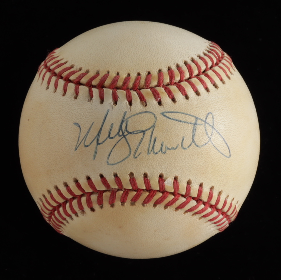 Mike Schmidt Signed ONL Baseball (JSA Hologram) at PristineAuction.com Mike Schmidt Signed ONL Baseball (JSA Hologram) at PristineAuction.com