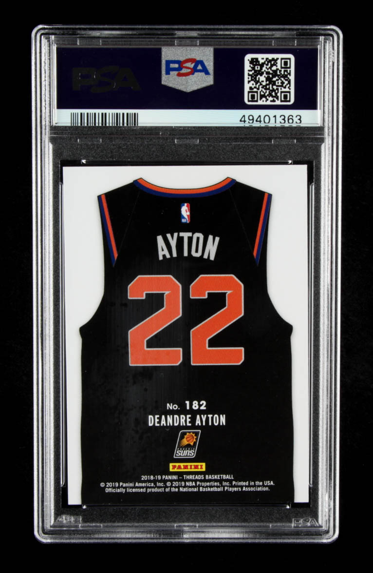 DeAndre Ayton 2018-19 Panini Threads Dazzle #182 STAT (PSA 9) at PristineAuction.com DeAndre Ayton 2018-19 Panini Threads Dazzle #182 STAT (PSA 9) at PristineAuction.com