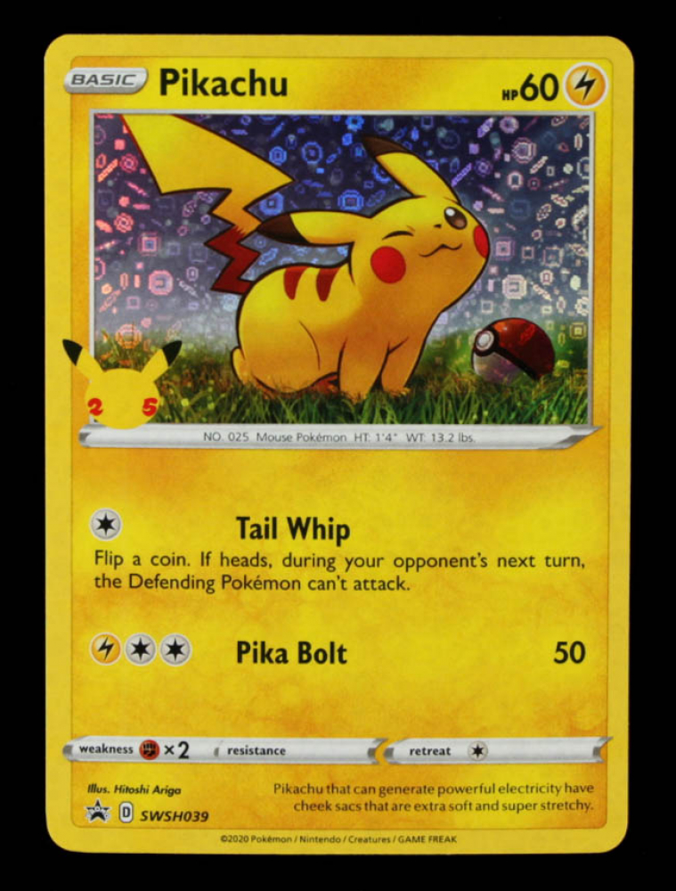 pikachu swsh039 25th