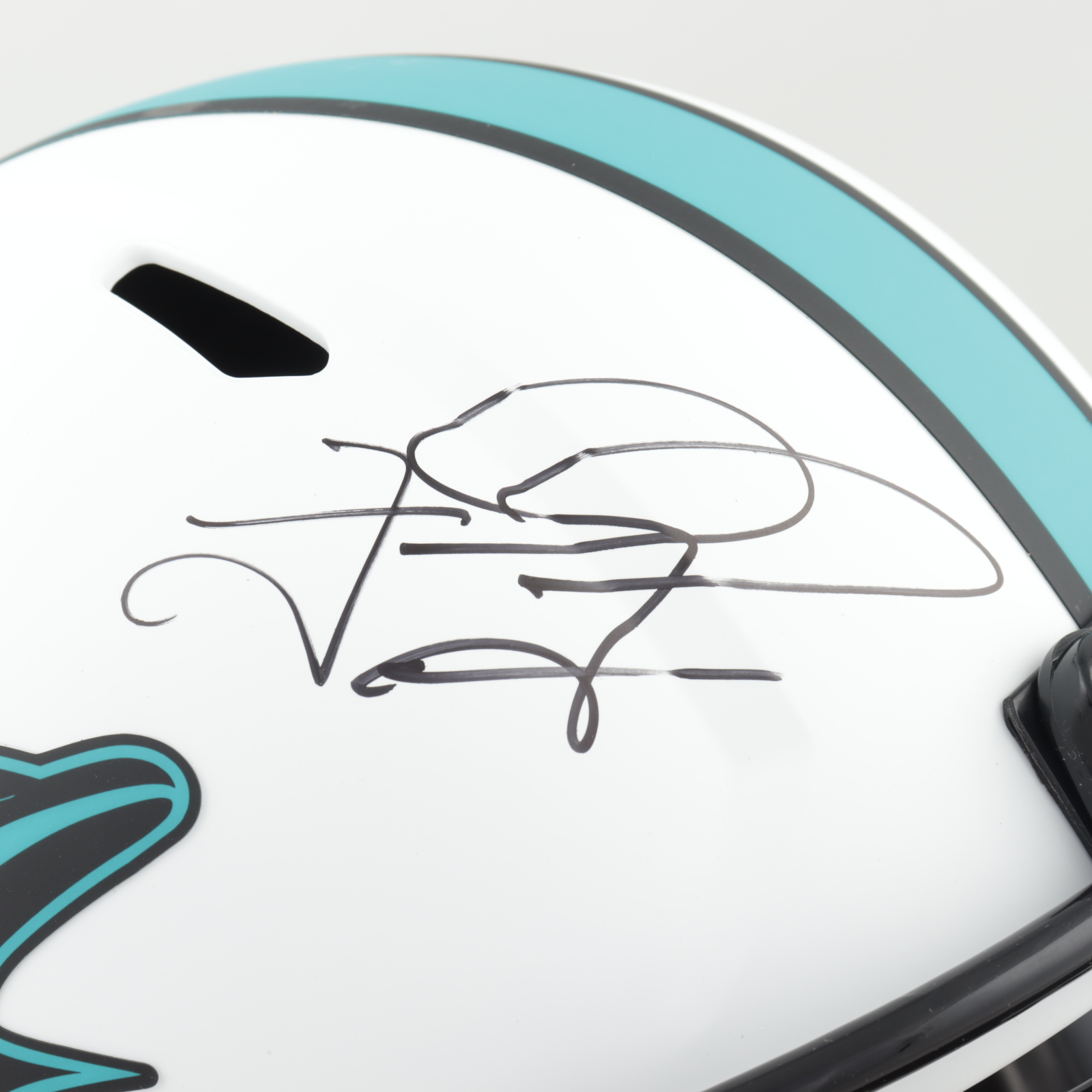 Tua Tagovailoa Signed Dolphins Full-Size Lunar Eclipse Alternate Speed Helmet (Fanatics Hologram) (See Description) at PristineAuction.com Tua Tagovailoa Signed Dolphins Full-Size Lunar Eclipse Alternate Speed Helmet (Fanatics Hologram) (See Description) at PristineAuction.com