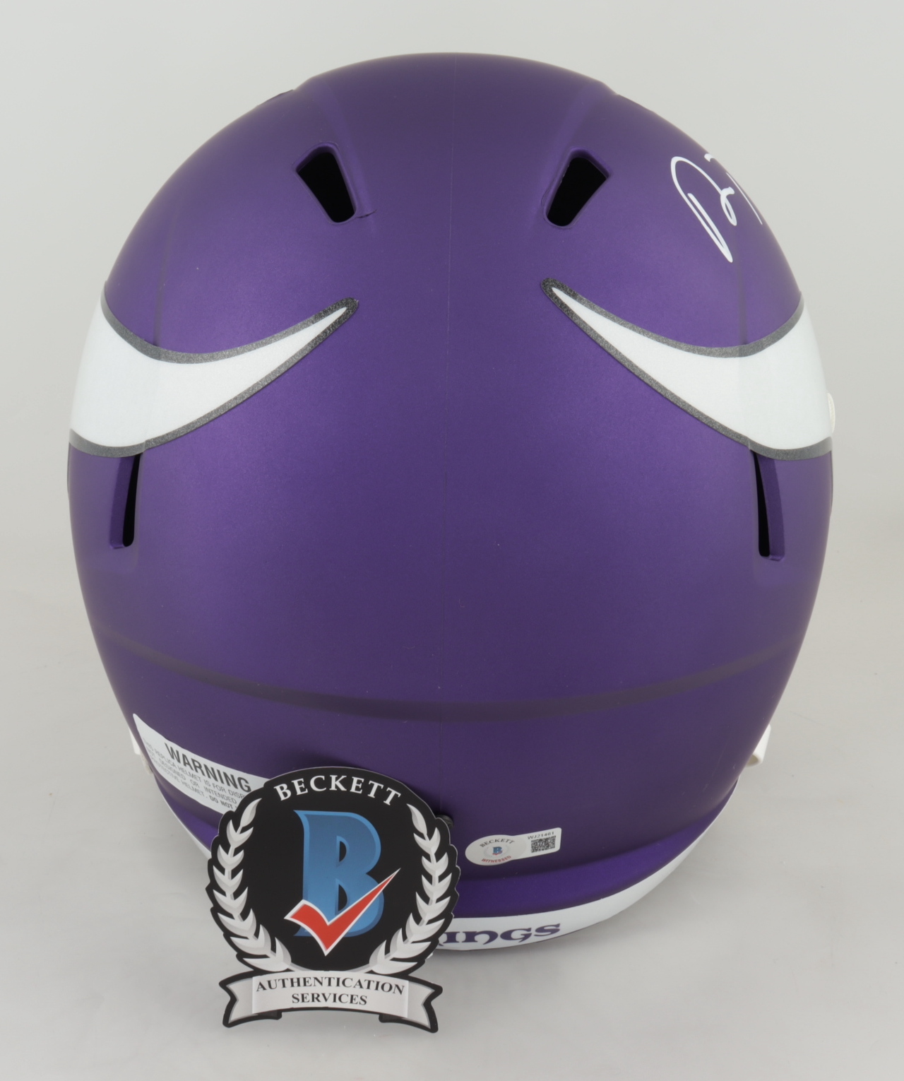 Adam Thielen Signed Vikings Full-Size Speed Helmet (Beckett Hologram) (See Description) at PristineAuction.com Adam Thielen Signed Vikings Full-Size Speed Helmet (Beckett Hologram) (See Description) at PristineAuction.com