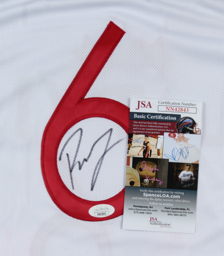 Kristaps Porzingis Signed Jersey (JSA COA) (See Description) at PristineAuction.com Kristaps Porzingis Signed Jersey (JSA COA) (See Description) at PristineAuction.com