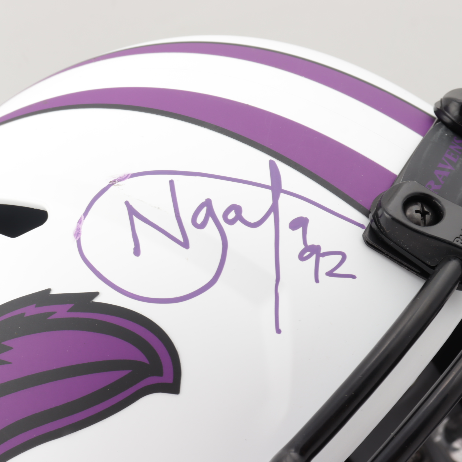 Haloti Ngata Signed Ravens Full-Size Lunar Eclipse Alternate Speed Helmet (Radtke COA) at PristineAuction.com Haloti Ngata Signed Ravens Full-Size Lunar Eclipse Alternate Speed Helmet (Radtke COA) at PristineAuction.com
