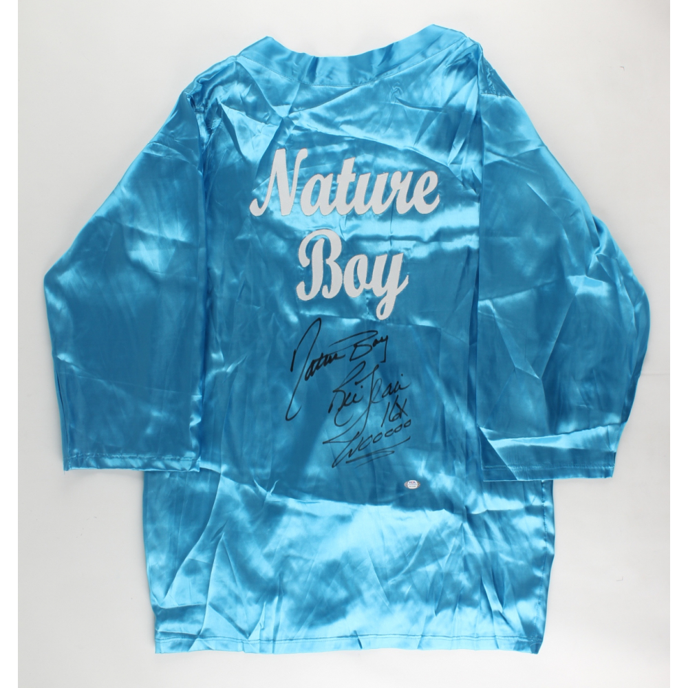 Ric Flair Signed "Nature Boy" Wrestling Robe Inscribed "Nature Boy