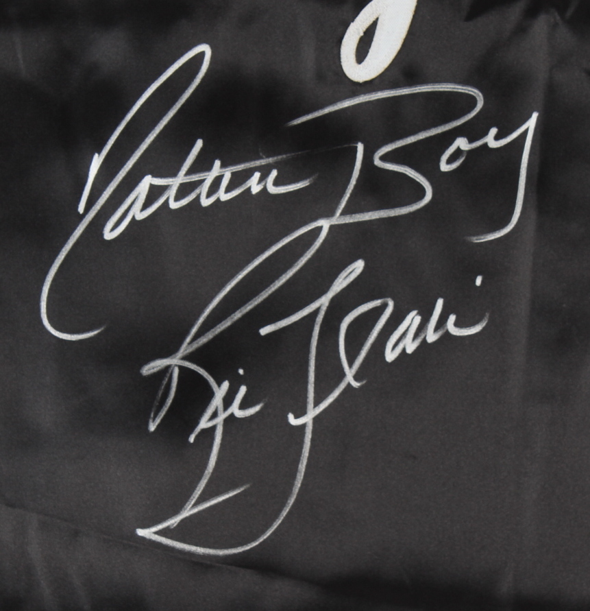 Ric Flair Signed "Nature Boy" Wrestling Robe Inscribed "Nature Boy" (PSA COA) at PristineAuction.com Ric Flair Signed "Nature Boy" Wrestling Robe Inscribed "Nature Boy" (PSA COA) at PristineAuction.com