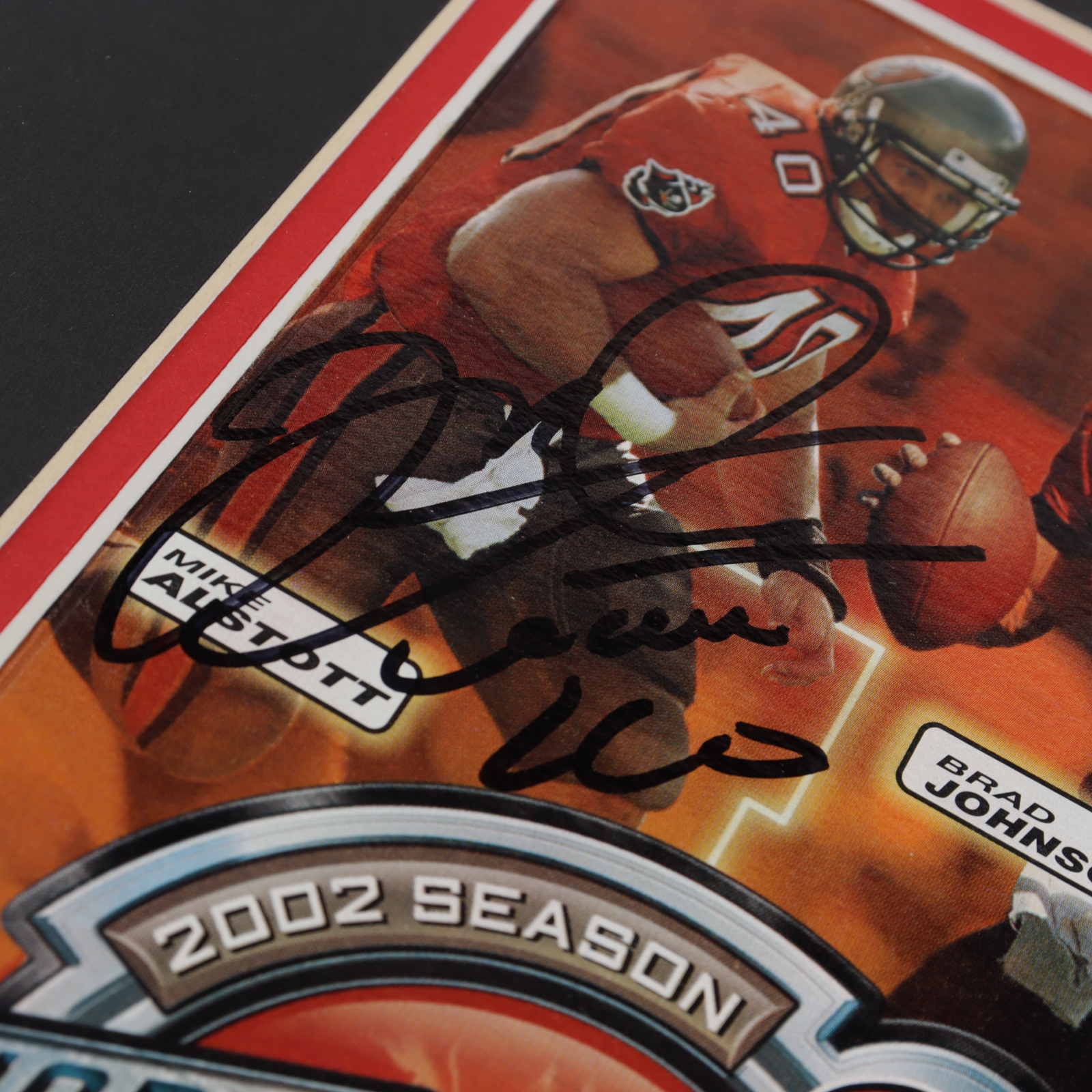 Mike Alstott Twice-Signed 16x24 Custom Matted Wheaties Box Display (JSA COA) at PristineAuction.com Mike Alstott Twice-Signed 16x24 Custom Matted Wheaties Box Display (JSA COA) at PristineAuction.com