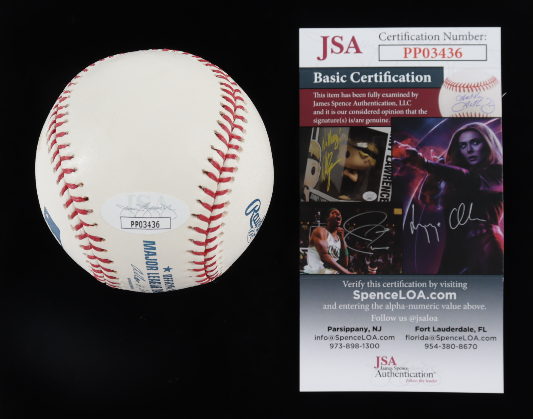 Clayton Kershaw Signed OML Baseball Inscribed "#1 DP 06" (JSA COA) at PristineAuction.com Clayton Kershaw Signed OML Baseball Inscribed "#1 DP 06" (JSA COA) at PristineAuction.com