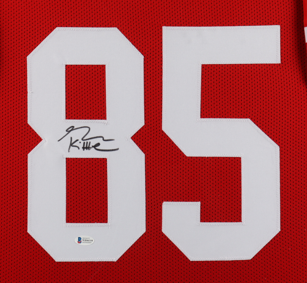 George Kittle Signed 35x43 Custom Framed Jersey Display (Beckett COA) at PristineAuction.com George Kittle Signed 35x43 Custom Framed Jersey Display (Beckett COA) at PristineAuction.com