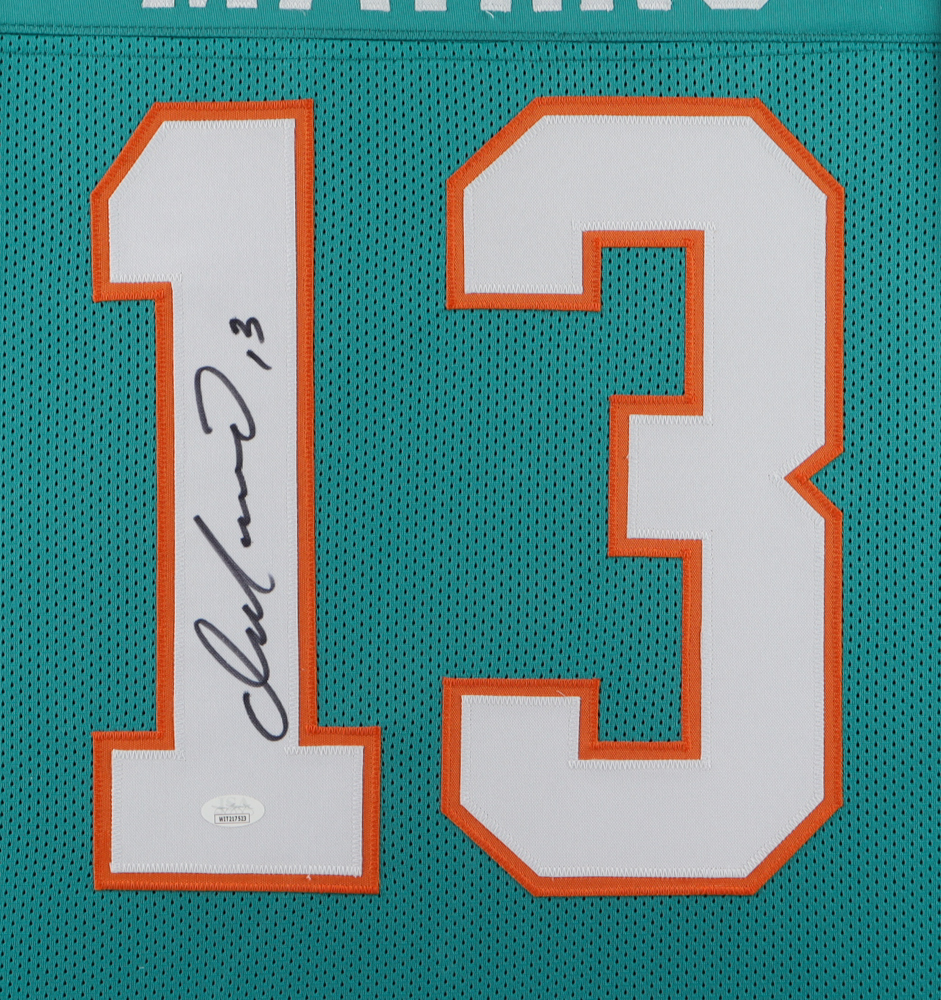 Dan Marino Signed 35x43 Custom Framed Jersey Display (JSA Hologram) at PristineAuction.com Dan Marino Signed 35x43 Custom Framed Jersey Display (JSA Hologram) at PristineAuction.com